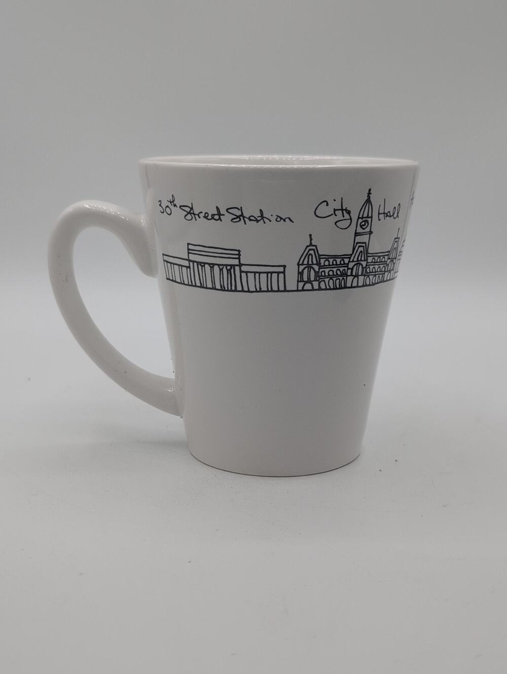 Philadelphia Mug 30th Street City Scape Hall Fine Arts Chesborough Coffee Mug